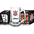 Caneca Corinthians vidro cerveja presente time oficial 345ml Maxim - Imagem 1