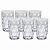 Jogo 6 copos Diamante 370ml Praticasa - Imagem 2