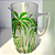 Conjunto jarra e taças tropical palm clear 1300ml e 330ml - Imagem 4