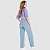 Calça Jeans Destroyed Clara Wide Leg - Imagem 4