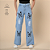 Calça Estampada Borboleta Clara Jeans - Imagem 1