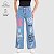 Calça Estampada Love Wide Leg Jeans - Imagem 1