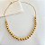 Colar Bolinhas Douradas - Imagem 1
