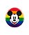 Broche Metal Mickey Pride 4x4cm - Disney - Imagem 1
