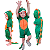 Fantasia Infantil Dinossauro Verde Curto | Pijama Kigurumi Roupa - Imagem 1