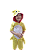 Pijama/Fantasia Tubarão Amarelo Infantil Shark Curto - Imagem 3