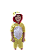 Pijama/Fantasia Tubarão Amarelo Infantil Shark Curto - Imagem 1