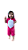 Pijama/Fantasia Dinossauro Infantil Curto Rosa Kigurumi Macacão Menina - Imagem 7
