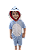 Pijama Baby Tubarão Azul | Fantasia Infantil Curto - Imagem 1