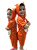 Pijama Raposa Curto Infantil Kigurumi Fantasia - Imagem 7