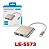 Adaptador 3 em 1 USB-C 3.1 Type-C Para HDMI LE-5573 IT-BLUE - Imagem 1