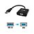 Cabo Adaptador Conversor USB 3.0 Para VGA Fêmea JC-USB-VGA - Imagem 1