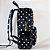 Kit Mochila Feminina Queen Henriquetta - Poá Preto - Imagem 4