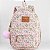 Kit Mochila Feminina Queen Henriquetta - Floral Linho - Imagem 1
