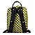 Mochila Feminina Princess Henriquetta - Xadrez Amarela - Imagem 3