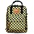 Mochila Feminina Princess Henriquetta - Xadrez Amarela - Imagem 1