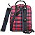 Mochila Feminina Princess Henriquetta - Xadrez Vermelha - Imagem 4