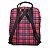 Mochila Feminina Princess Henriquetta - Xadrez Vermelha - Imagem 5