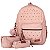 Kit Mochila Feminina Lady Henriquetta - Camurça Rosé - Imagem 3