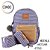Kit Mochila Feminina Squire Henriquetta - Listra Azul - Imagem 6