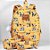 Kit Mochila Feminina Queen Henriquetta - Floral Mostarda - Imagem 3