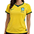 Camisa Feminina Seleção Brasileira Amarela 2026 - Nacional - Imagem 1