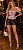 Blusa Corselet Florata - Mangas curtas - Imagem 2
