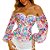 Blusa Corselet Florata - Mangas longas - Imagem 2