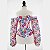 Blusa Corselet Florata - Mangas longas - Imagem 3
