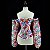 Blusa Corselet Florata - Mangas longas - Imagem 4