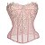 Corselet Bordado com Ilhós Cravejados em Strass - Imagem 1