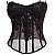 Corselet Bordado com Ilhós Cravejados em Strass - Imagem 2