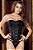 Corselet Blusa em Renda com Bojo - Preto - Imagem 1