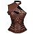 Corselet Blusa - Gótico  Marrom - Imagem 1