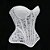 Corselet Renda transparência - Branco - Imagem 3