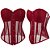 Corselet em tela - Vermelho - Imagem 2