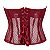 Corselet em tela - Vermelho - Imagem 4