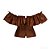 Blusa Corselet Ciganinha -Marrom - Imagem 10