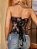 Corselet Jeans Preto - Imagem 5