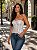 Blusa Corselet em renda -Branco - Imagem 3