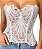 Blusa Corselet em renda -Branco - Imagem 4