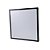 Luminária Painel Led  Plafon Sobrepor 60x60 3000k Borda preta Branco quente - Imagem 2