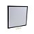 Luminária Painel Led  Plafon Sobrepor 60x60 3000k Borda preta Branco quente - Imagem 3