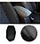 Capa Forro Acolchoado Apoio Descansa Braço Gm Chevrolet Onix Plus - Preto com Costura Preta - Imagem 1