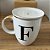Caneca de Porcelana Schmidt Personalizada com Monograma Preto (A-Z) e Detalhes em Ouro – To Home Decoração - Imagem 13