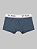 Kit Cueca Infantil Boxer Try Basics 5 Peças - Branca, Preta e Cinza - Imagem 7