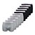 Kit Cueca Infantil Boxer Try Basics 10 Peças - Preta e Cinza - Imagem 1