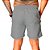 Kit 3 Shorts Masculino Liso Try Basics -  2 Preto e 1 Cinza - Imagem 5