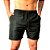 Kit 3 Shorts Masculino Liso Try Basics -  2 Preto e 1 Cinza - Imagem 2