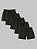 Kit 5 Shorts Masculino Liso Try Basics - Preto - Imagem 1